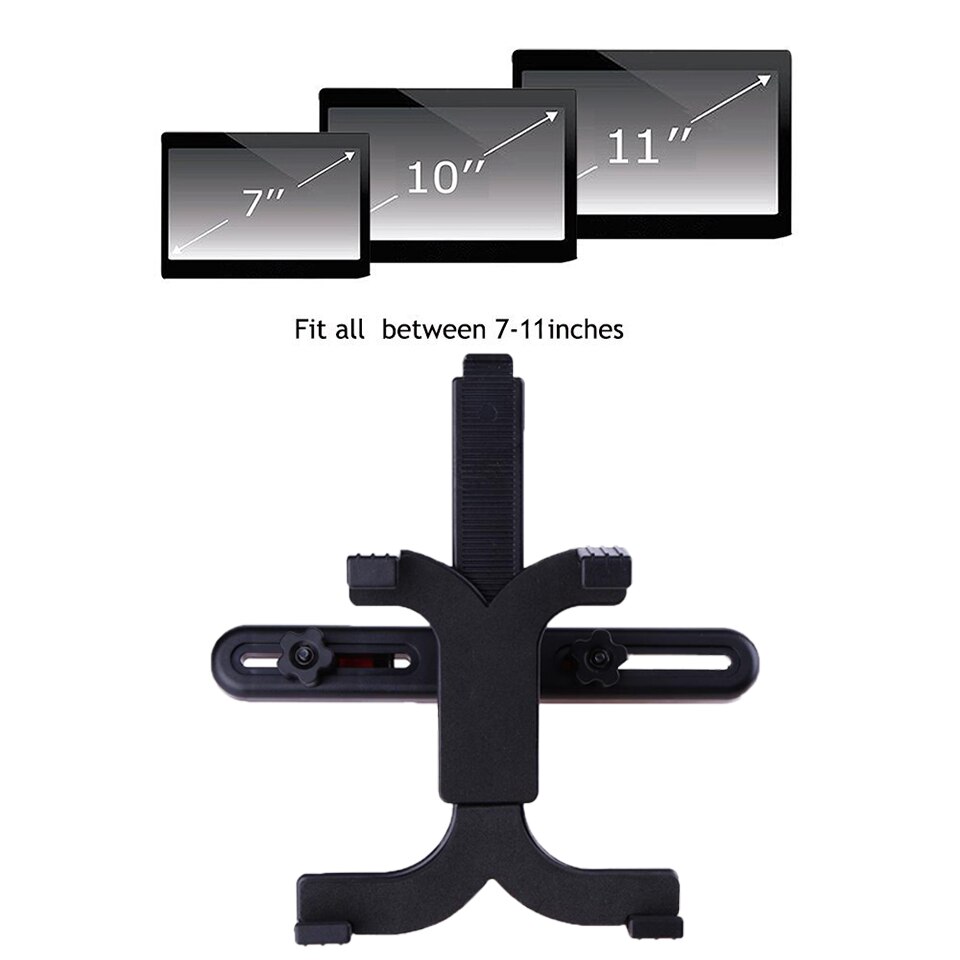 Soporte para Tablet de coche Tendway para Ipad 2/3/4 Air Pro soporte para coche soporte de rotación 360 asiento trasero soporte de mano Universal