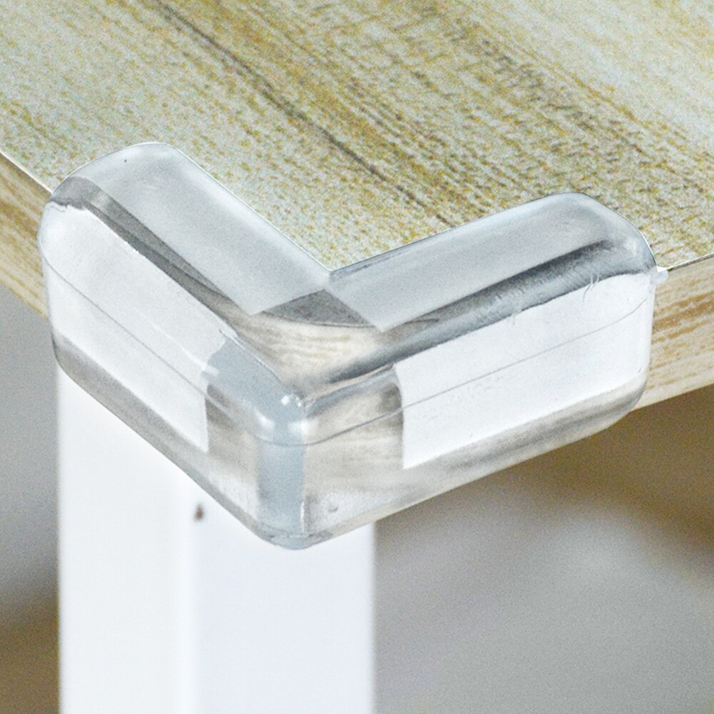 Protecteur de sécurité en Silicone pour bébé, Protection des coins de Table pour enfants, bord anti-collision, couverture pour enfants, 4 pièces