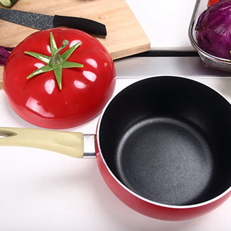 Tomato Milk Pan Non-Stick Milk Pan Induction Cooker Universal Aluminum Compound Bottom Milk Pan