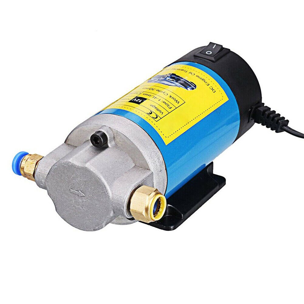 12V Oil Pump Electric Fuel Pump Siphon Pump 1-4l/min Car Electric Oil Transfer Pump Oil Extractor Set Car Special Accessories