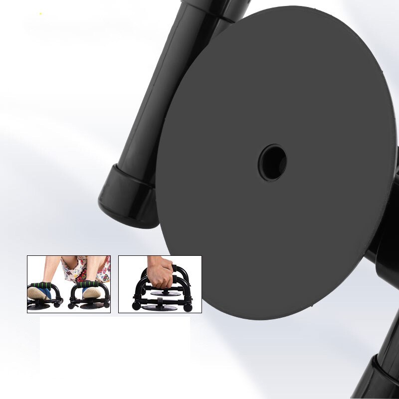 Ad -1 par push-up stativ fitnessudstyr hjemmetræning fitness inverted stand sit-up stænger med skridsikker sugekop