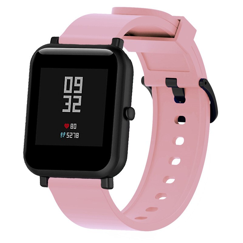 Silicone Sport Polsband voor xiaomi Huami amazfit Bip Smart Horloge Band 20mm Vervanging Band Armband Smart Accessoires