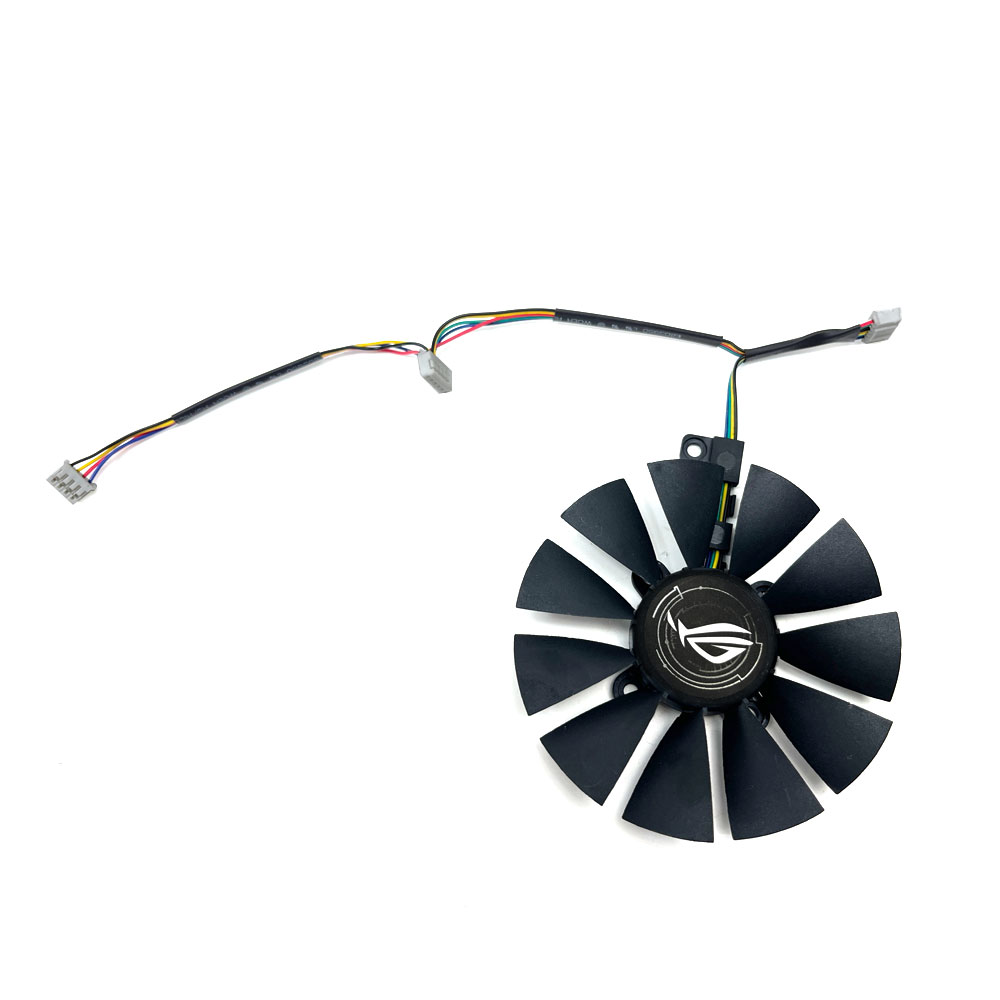 1SET 6PIN ROG-STRIX-GTX1070-O8G-GAMING GPU Fan，For ASUS ROG-STRIX-GTX 1080、1080TI、1070TI、1070、1060 GAMING Video card cooling fan: WHITE