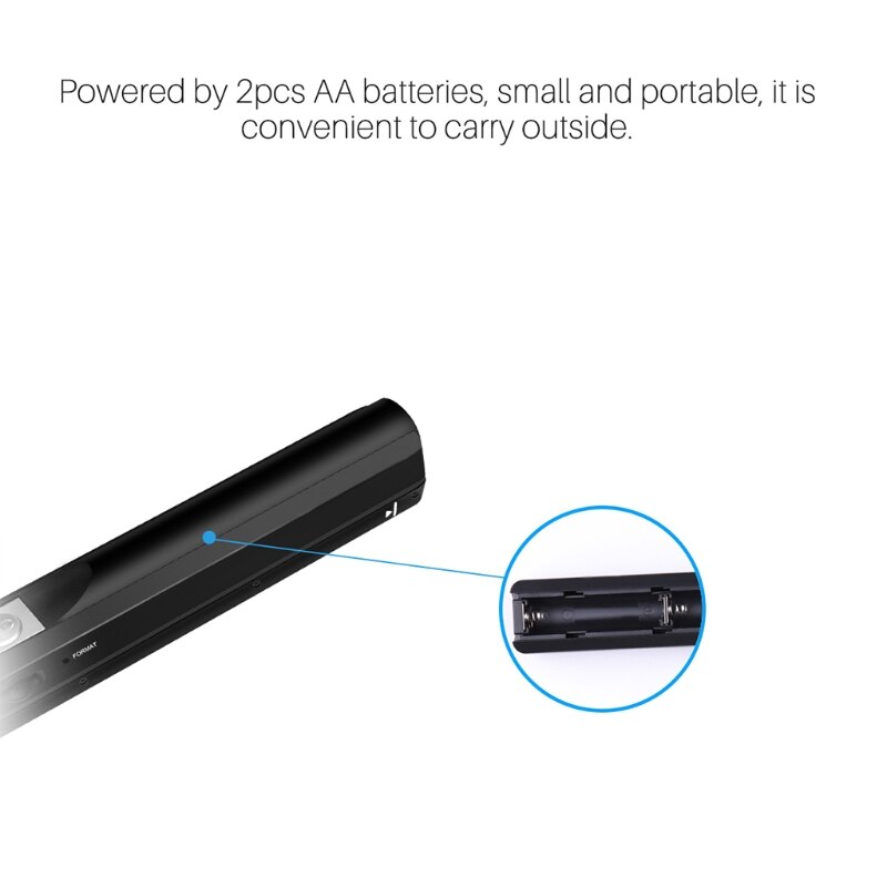 Scanner portatile portatile R9CB Scanner Ultra veloce Scanner portatile per documenti supporto 32G SD Card scansione lettore formato JPEG/PDF