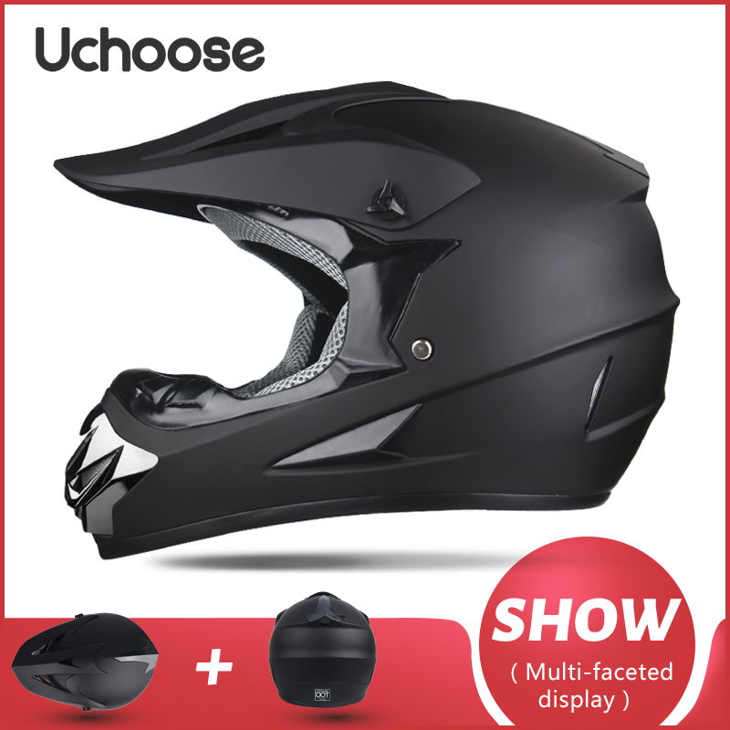 UCHOOSE Motorhelm Shark Motocross Off-Road Helm Kinderen Moto Bike Accessoires ATV Capacete De Moto Ike Downhill AM DH