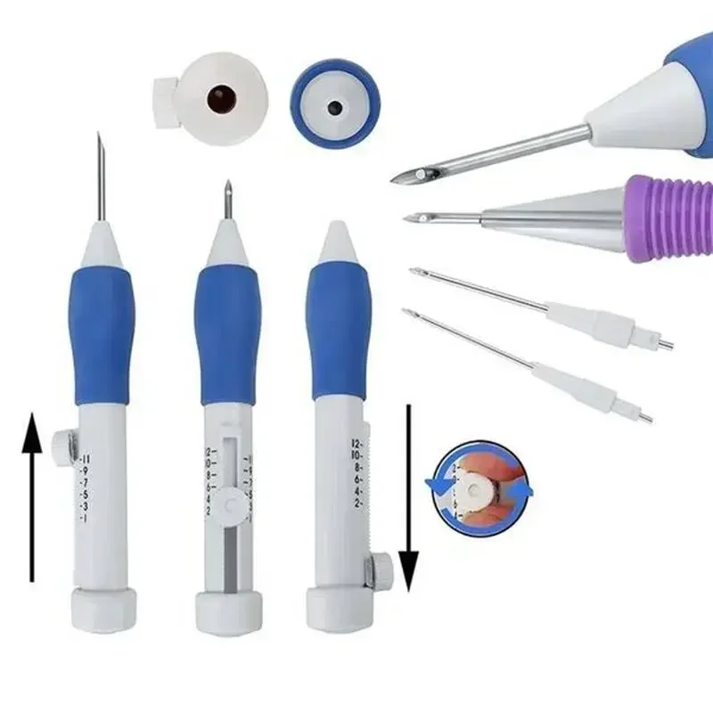 Embroidery Punch Needle Kit Stitching Tool Set Mag... – Grandado