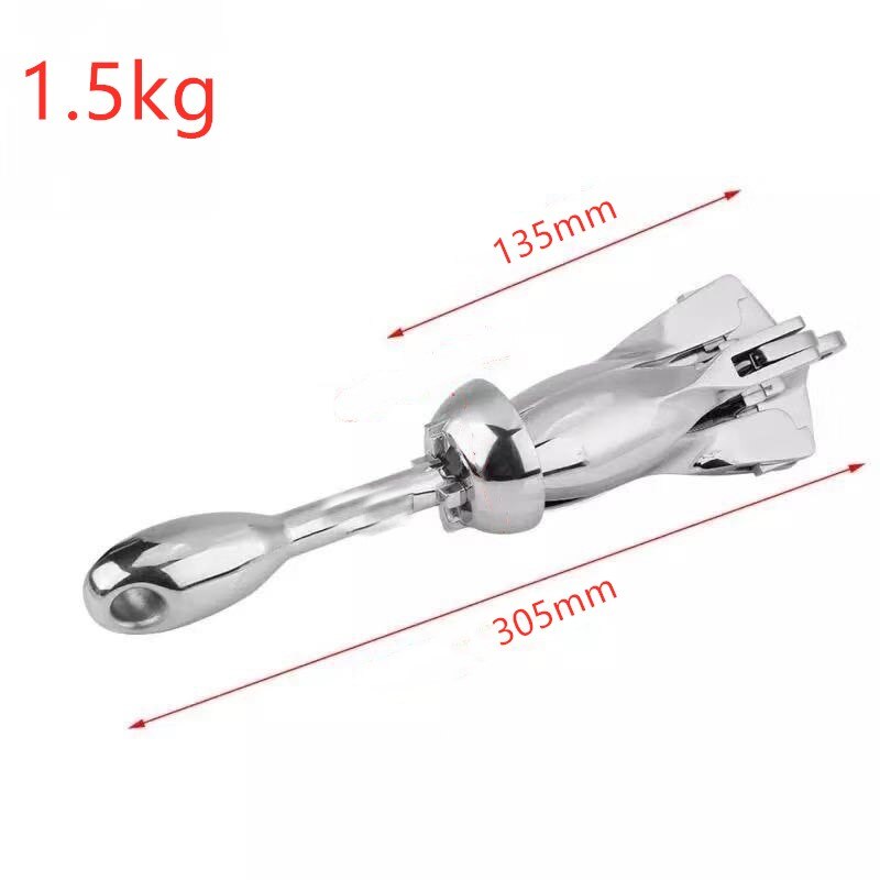 1 Pc Rvs Duurzaam Boot Vouwen Dreg Anker 0.7/1.5Kg... – Vicedeal