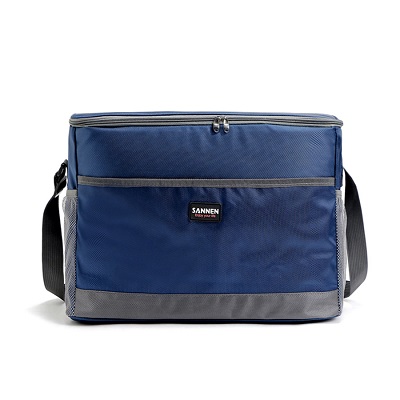 Thermische Kühler Isoliert Wasserdicht Mittagessen Box Picknick Tasche Große Volumen Wasserdichte Stoff isolierte Kühltaschen: blue 25L