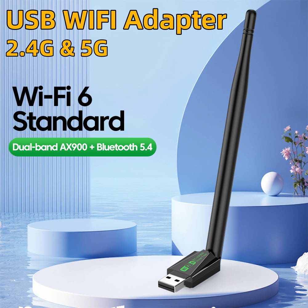 2 in 1 600Mbps Wireless Network Card USB WiFi Bluetooth Adapter 2.4G/5G Antenna Mini Wireless Wifi Receiver Driver Free AX900