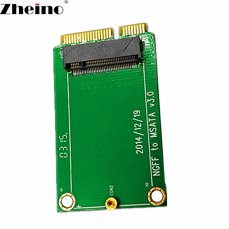 Zheino M.2 2242 Ngff Naar Msata 6 Gb/s Adapter Voor M.2 2242 Ssd