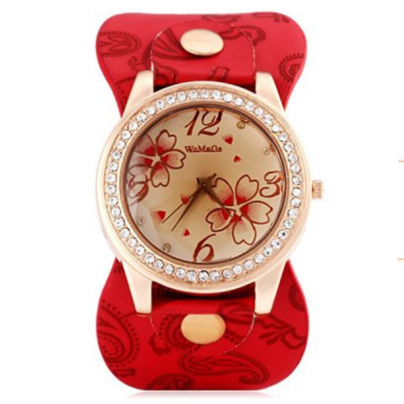 Vrouw Horloge Womage Horloge Crystal Vrouwen Horloges Oversize Dial Quartz Horloges Relogio Feminino Montres Femme Dames Horloge