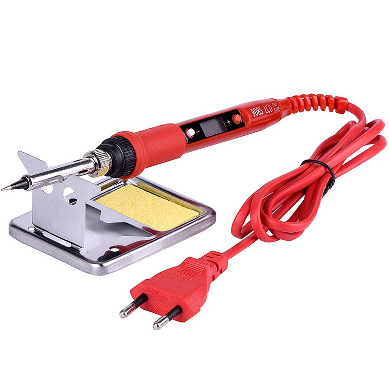 Electric Soldering Iron 80W 220V Digital LCD Adjustable Temperature Solder Iron Kits with Soldering Tips Welding Repair Tools