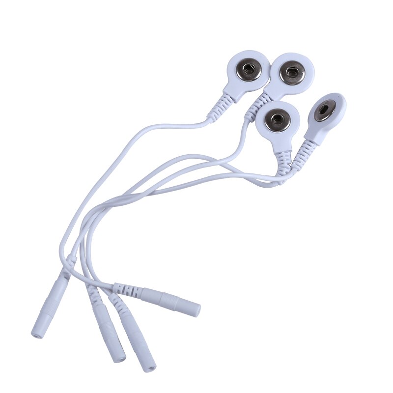 5/10pcs massageador máquina adaptador tieline 3.5mm plug eletrodo fios para dezenas/ems massageador máquinas ferramenta uso da máquina