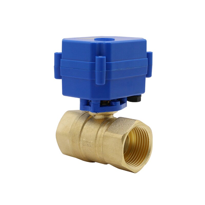 Mini electric ball valve Two Way Electric Ball Valve all copper DC12V 24V DN15 DN20 DN25 For drainage agricultural irrigation