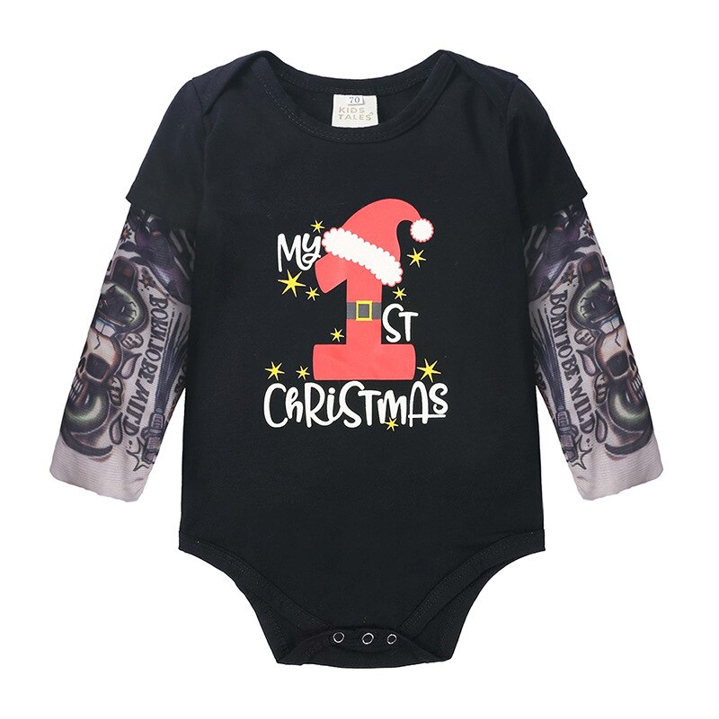 6-24 Months Toddler Boys T-shirt Christmas Baby Boy Clothes Cotton Tops Autumn Long Sleeve T-shirt For Kids Clothes