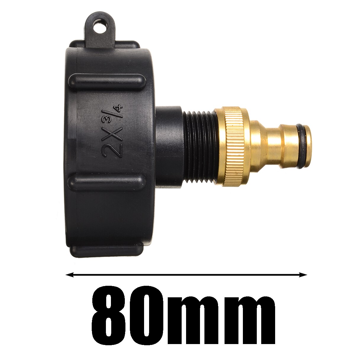 80mm Thread IBC Water Tank Adapter Garden Fittings Replacement for IBC Containers Drain Connector