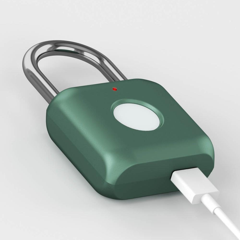 Xiaomi inteligente candado de huellas dactilares Kitty USB impermeable cerradura de huella digital electrónica hogar antirrobo caja de equipaje candado de seguridad