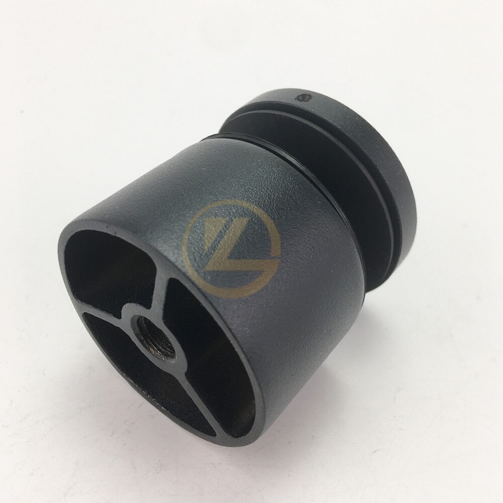 YL factory price balcony glass bracket standoff black