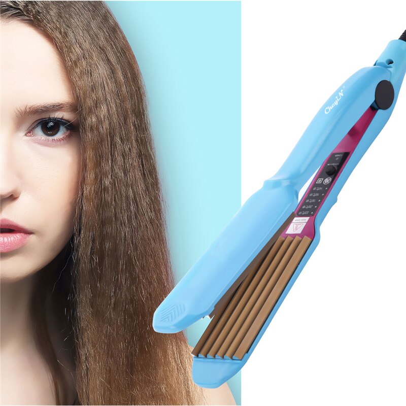 Mini fer à cheveux ondulé plaque de maïs fer à friser baguette boucles bigoudis sertisseuse moelleuse petites vagues électrique cheveux Styler outils P49