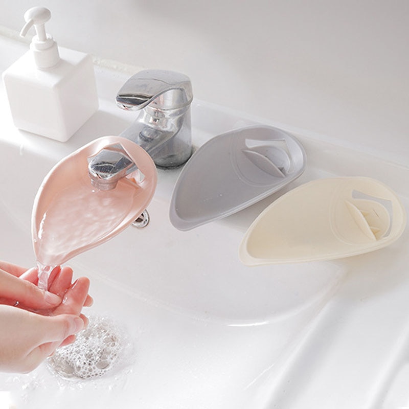 Kids Hand Wassen Badkamer Gids Sink Handig voor Babyverzorging Hoge Elastische Siliconen Water Tap