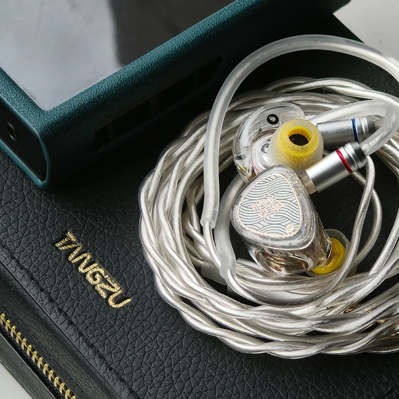 TANGZU WANER 2 WANER 2. generacji Słuchawki douszne HIFI z dynamicznym przetwornikiem, słuchawki o wysokiej rozdzielczości, odłączany przewód 0,78 mm