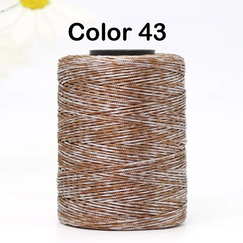 1mm 230 Meters Summer Crochet Thread for DIY Knitting Bag Shoes Hat Hollow Polyester Rope for Handmade Yarn Craft Ice Silk