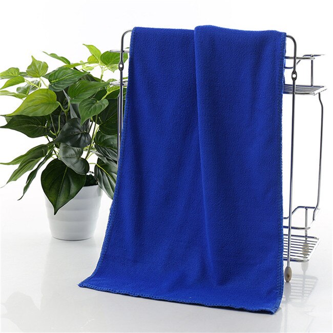 Water Absorbing Soft Microfiber Towel Washcloth Multi-Purpose Cleaning Cloth Bathing Hair Drying Face Car Wash Wiping 30x70cm: 2