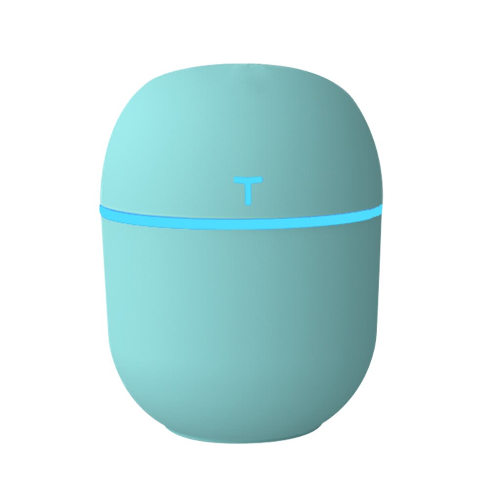 200ml Mini Ultrasonic Air Humidifier Romantic Light Usb Essential Oil Diffuser Car Purifier With Light Emitting Diode Lamp: Green