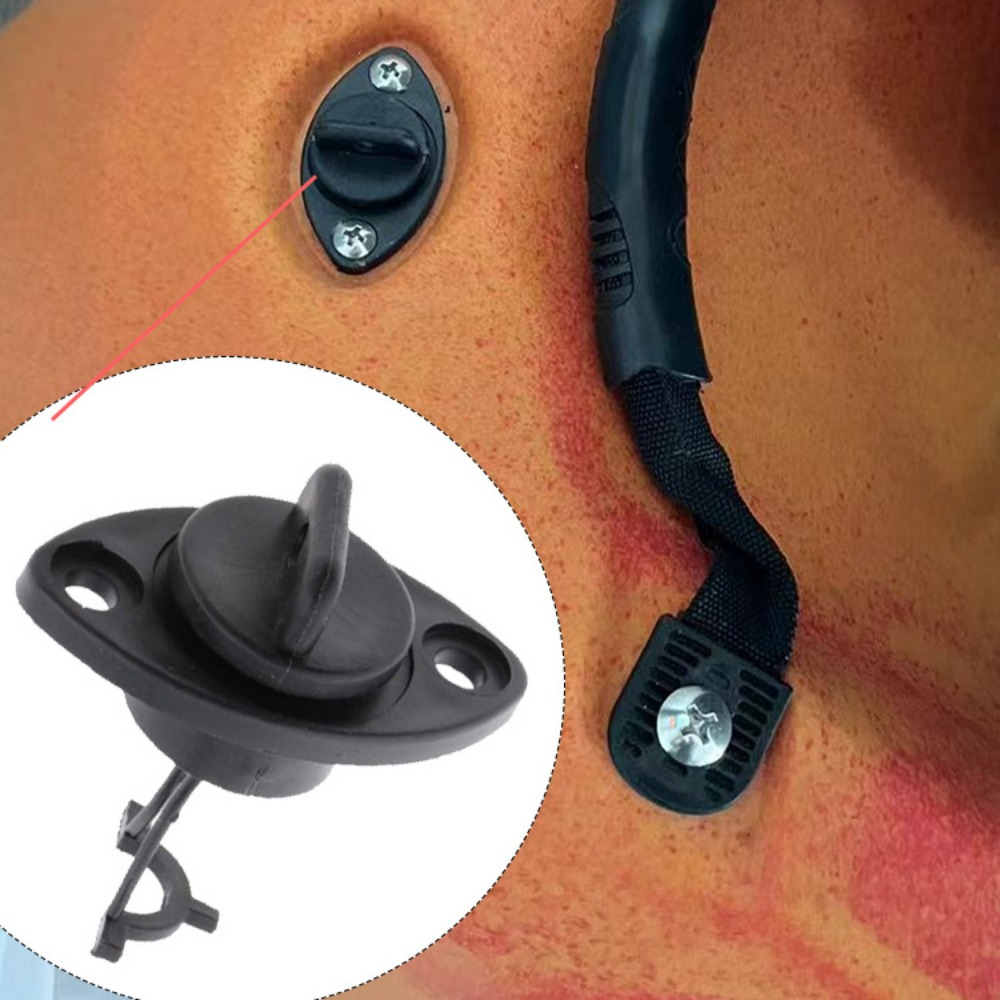 1PC Marine Drain Plug Nylon Oval Transom Bung Hull Hole Drainage Sealing Plugs For Kayak Canoe Peddle Marine Boat Accessories