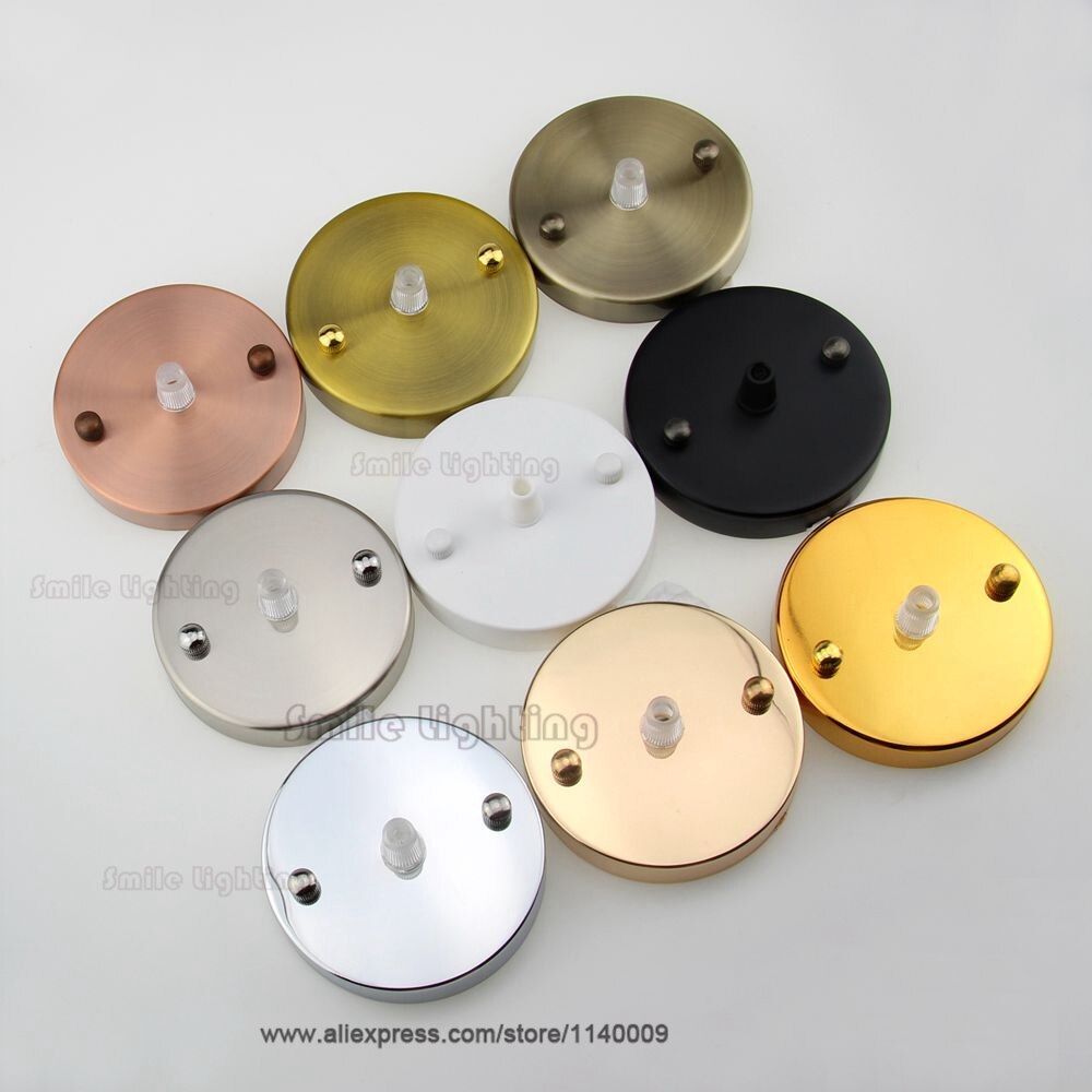 1 Piece Metal Ceiling Canopy Pendant Lights Fixtures Ceiling Rose Diameter 100mm