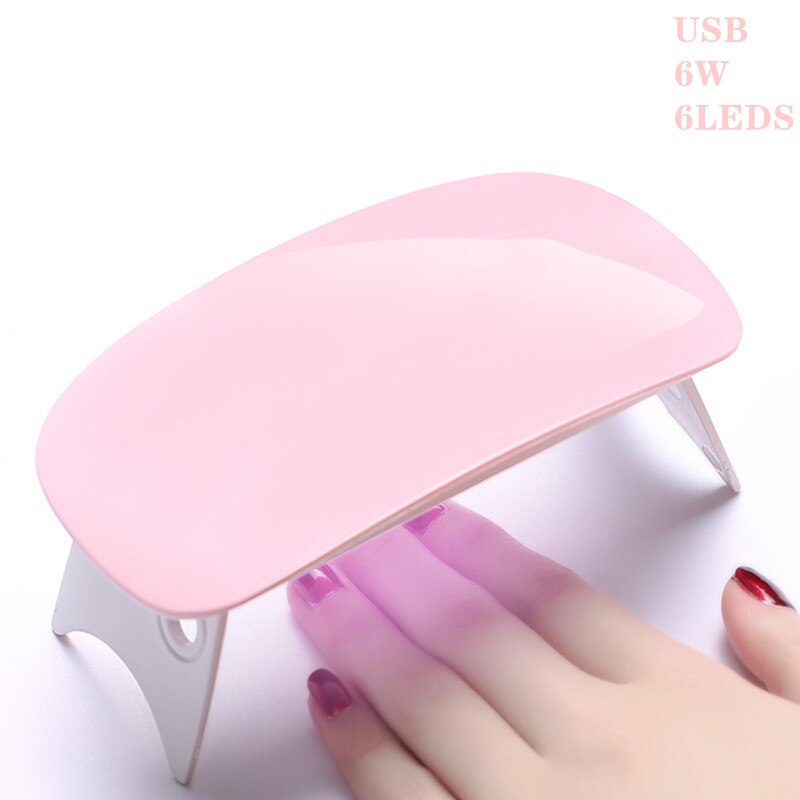 1 unidad de secador de uñas de 12W, lámpara de LED UV, micro-usb, barniz de Gel, máquina de curado para uso doméstico, herramientas de arte de uñas para lámparas, rápida