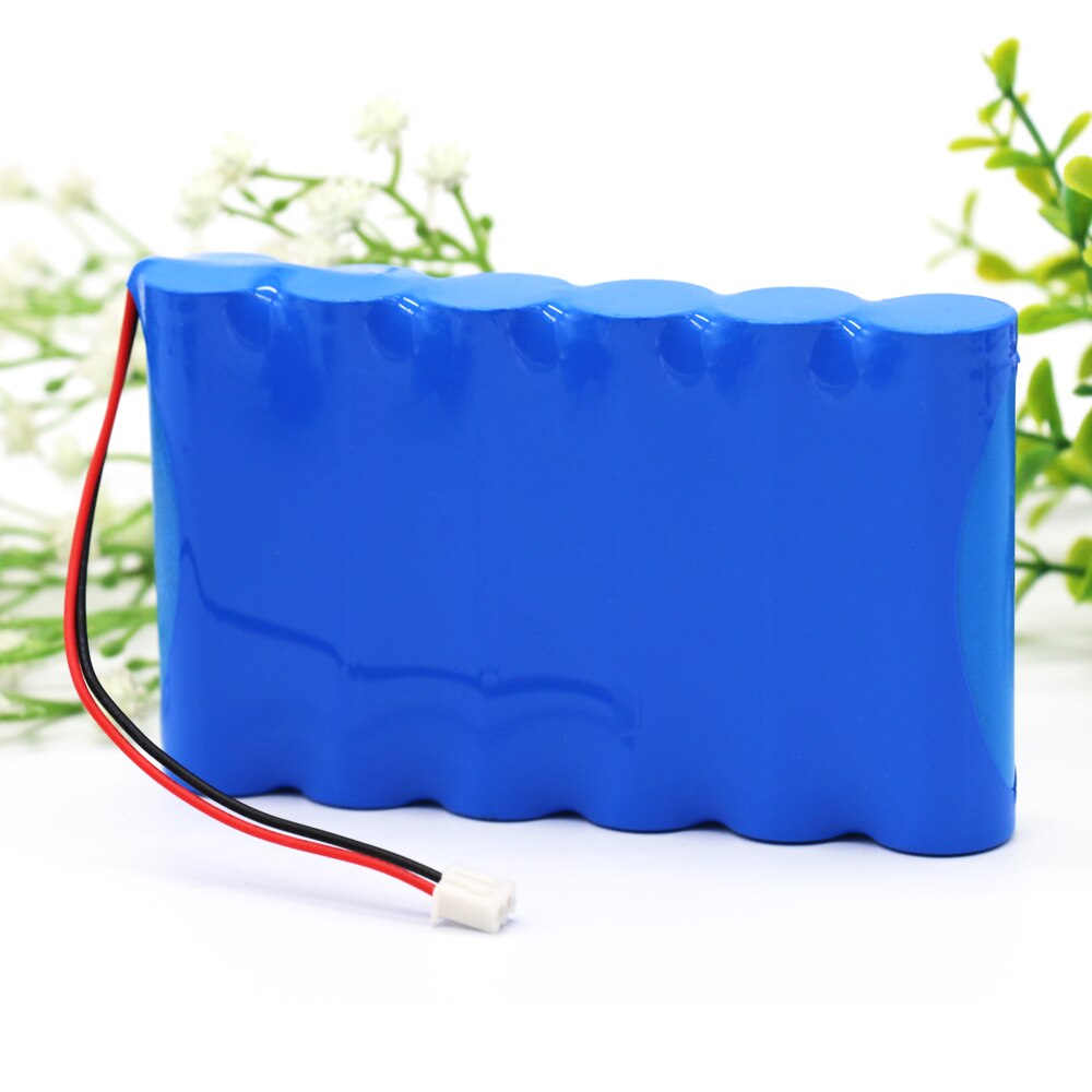 12V Battery 3S2P 11.1V /12.6V 5000mAh 18650 Lithium-ion Battery Pack with 5A BMS for LED Lamp Light Backup Powe Etc