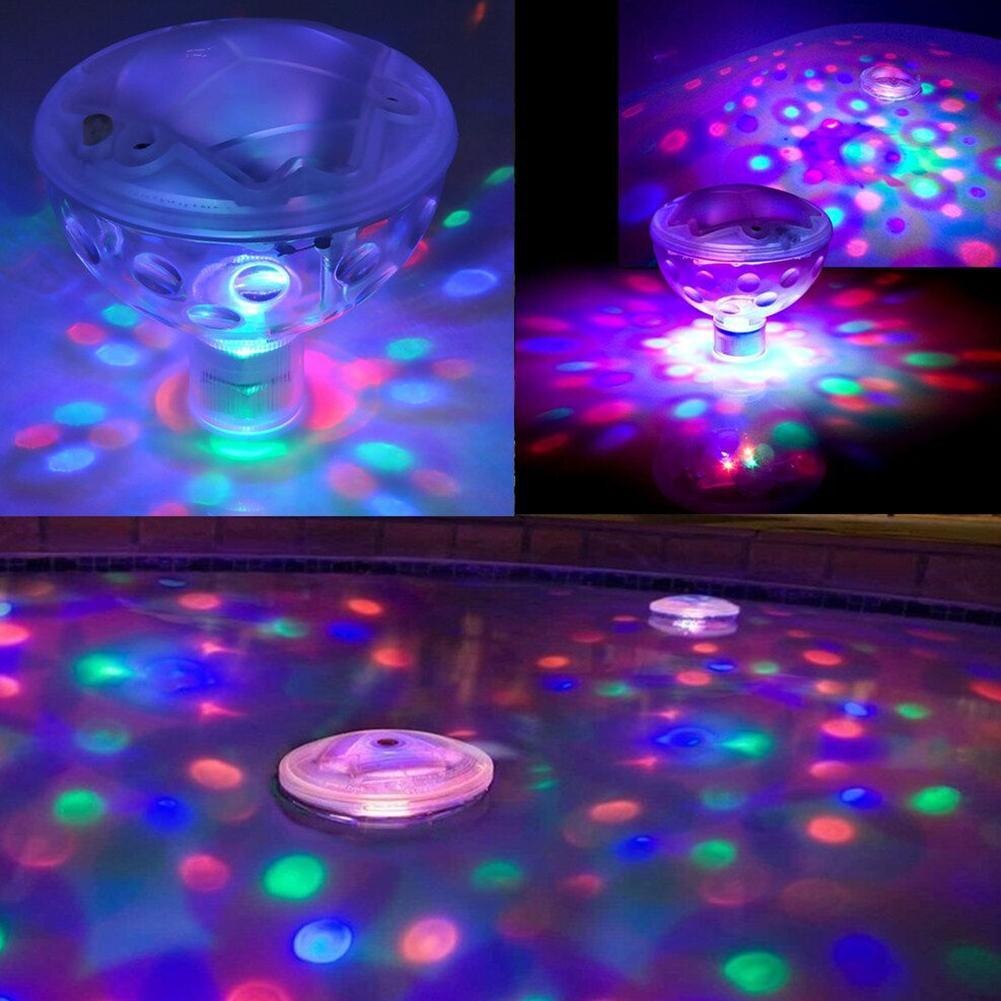 Fargerike led undervannslys vann flytebad vanntette lys lys belysning og  w7 s 8 armaturer baby slitesterk  q3 l 5