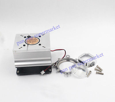 20W 30W 50W 100W LED Aluminium Heat Sink Cooling Fan+80degree 44mm Lens + Reflec