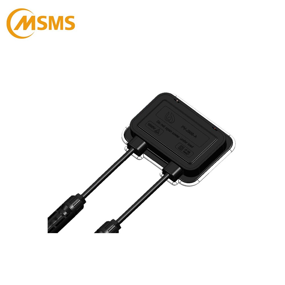 Waterproof IP67 Solar Glue Pouring Panel Junction Box With mm2 Cable And 3 Diodes 30A 45V