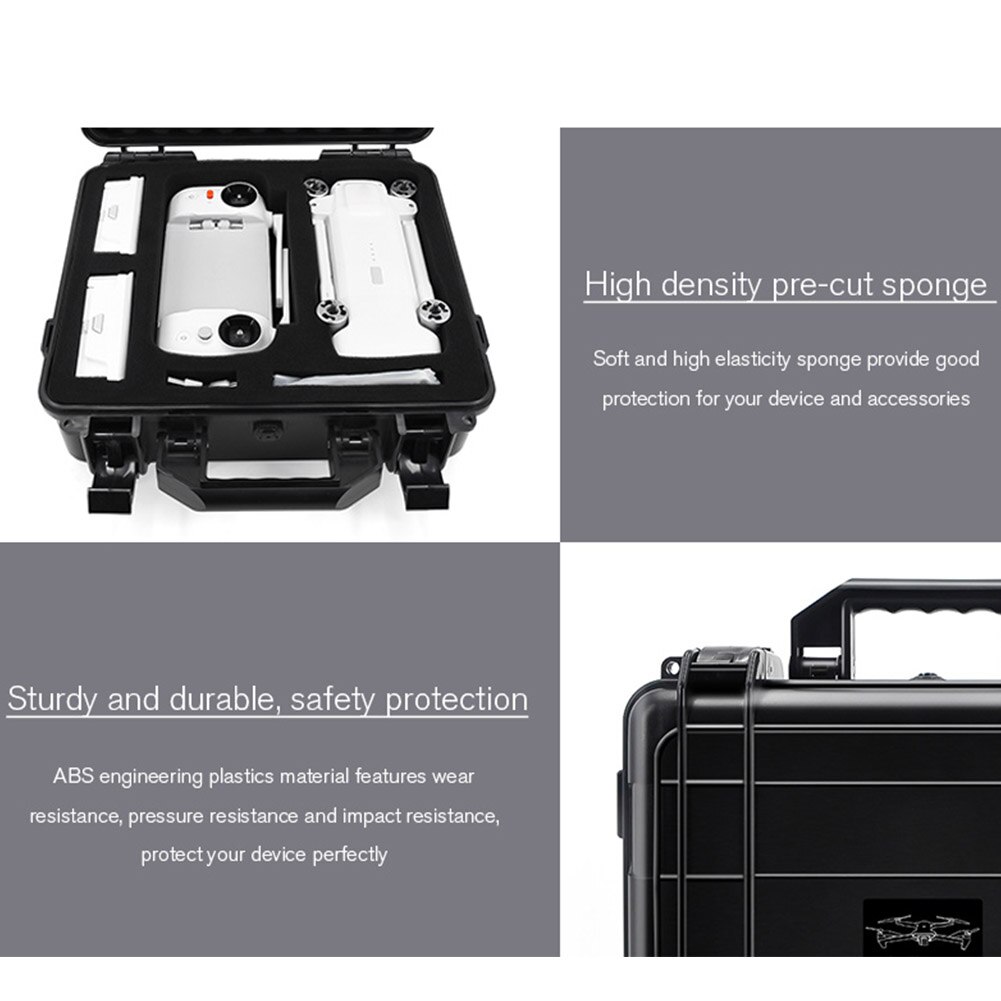 Grande capacidade à prova dwaterproof água portátil caixa de armazenamento controle remoto ao ar livre proteção caso zangão acessórios para fimi x8se 2020