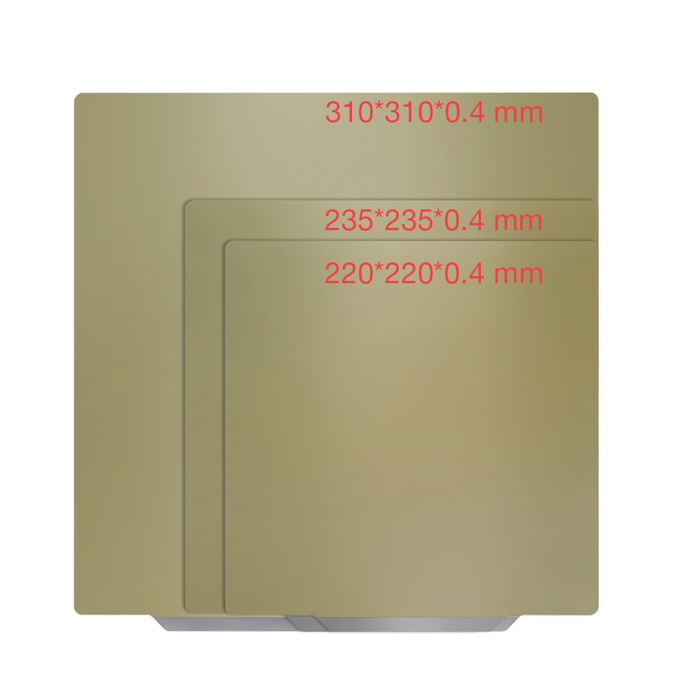 3D Printer Parts Removal Spring Steel Sheet PEI Flex Magnetic Sticker 220x220 235x235 310x310mm for ender 3 CR10 Heat bed