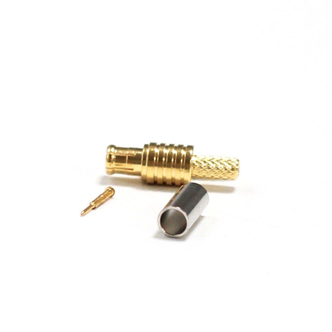 Mcx Mannelijke Rf Coax Connector Crimp Voor RG316 RG174 LMR100 Kabel Recht Verguld Voor Draadloze Modem