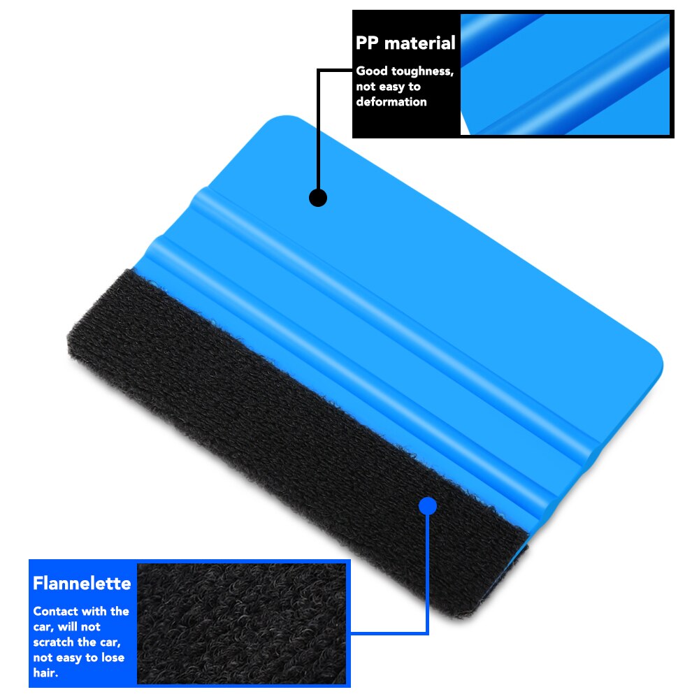 Car Sticker Film Soft Felt Edge Scraper Tools for skoda octavia fabia rapid kodiaq superb octavia a5 octavia a7 Karoq