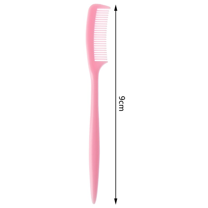 5pcs/set Plastic Eyebrow Combs Eyelash Extension Comb Cosmetic Makeup Tool For Salon Home Use