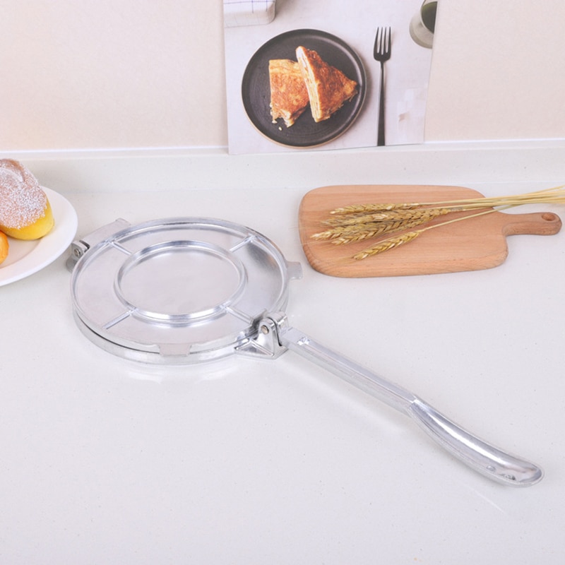 20 Cm Sliver Opvouwbare Tortilla Maker Aluminium Deeg Druk Zware Restaurant Tool Thuis Koken Pie Voor Keuken Gadgets