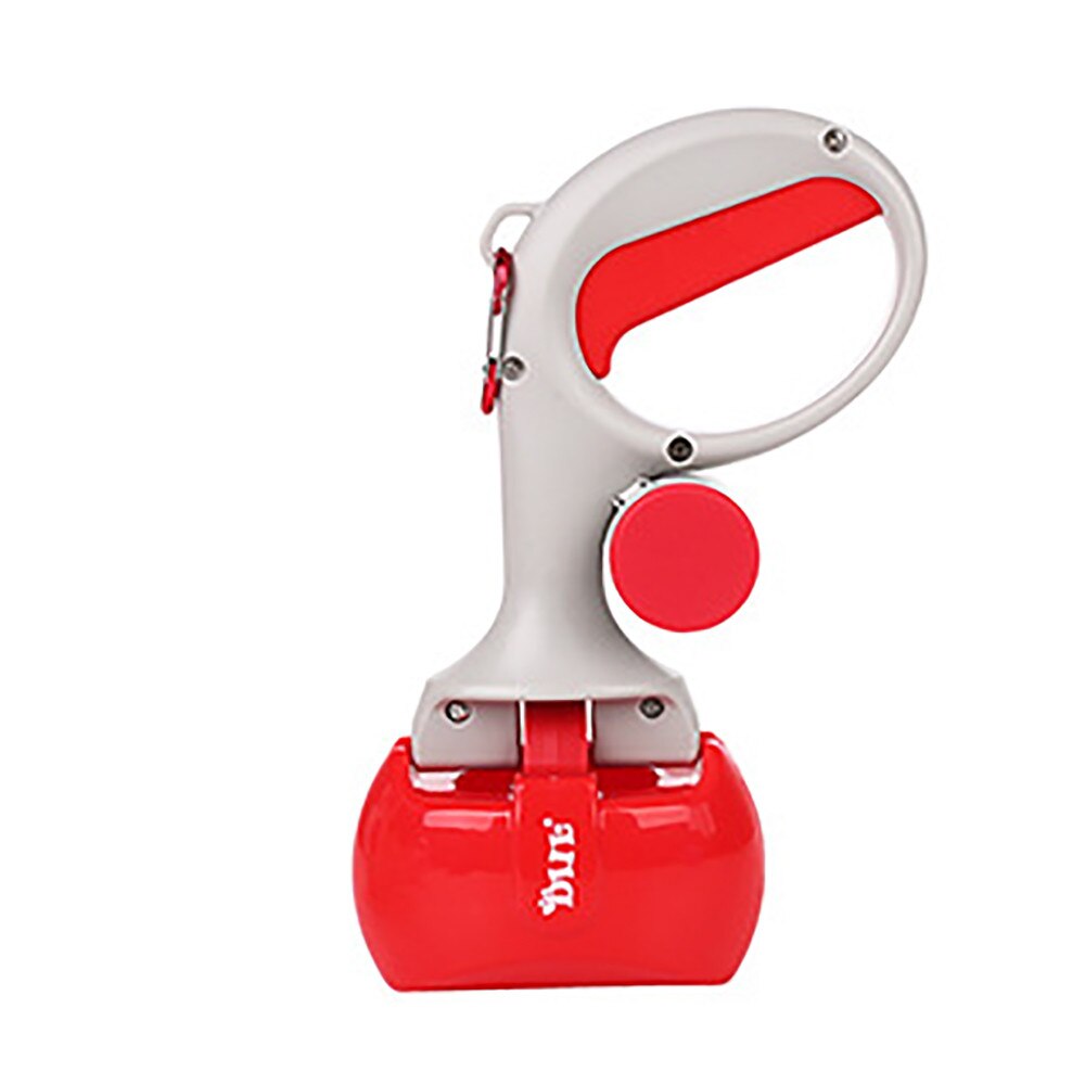 top USEFULL DIIL perros gatos pick up dog pala para excrementos productos de limpieza de mascotas inodoro 0428: RED