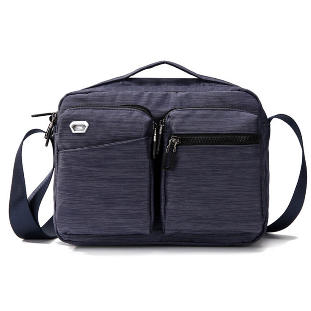 Sacoki moda saco de escritório para homens satchels à prova dwaterproof água bolsa ipad tote bolsa multi bolso masculino negócios mensageiro sacos