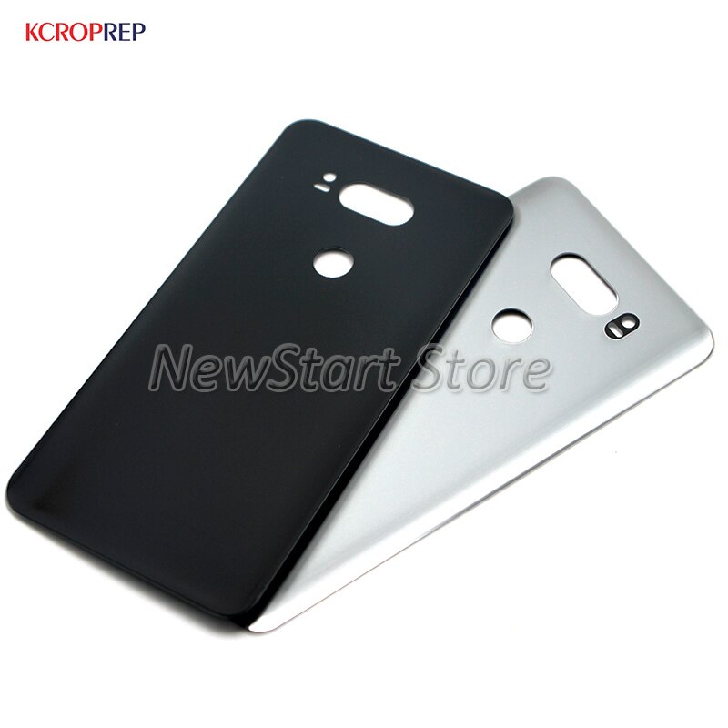 per LG Q70 Vetro Posteriore Coperchio Della Batteria con Lettore di Impronte Digitali con La Macchina Fotografica di Vetro Del Portello Posteriore Custodia per LG Q70 LM-Q730N alloggiamento Della Copertura