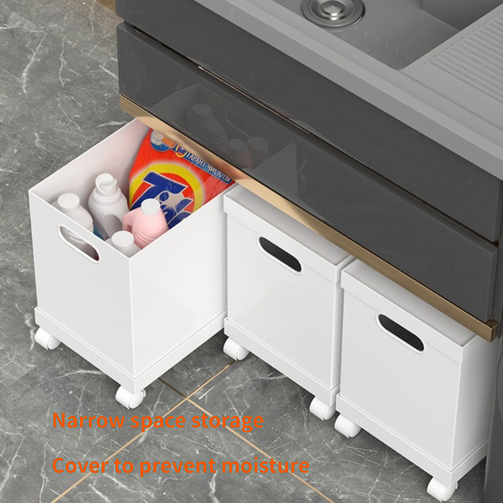 Cesta de almacenamiento de archivos de oficina, gabinete de almacenamiento, organizador de almacenamiento de escritorio para el hogar, adecuado para múltiples escenarios, caja de plástico para juguetes y aperitivos