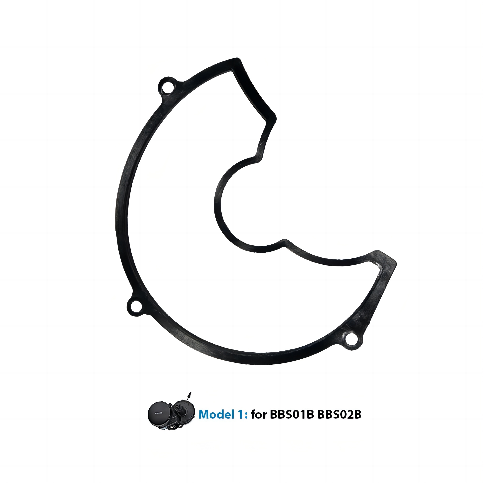 Controlador BAFANG y junta de Motor, anillo de sellado de bicicleta eléctrica para BBS01B S02B BBSHD 1000W 8FUN, piezas de reparación de junta de sellado de Motor de accionamiento medio: Gris claro