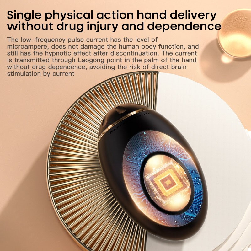 Handheld Slaap Steun Microcurrent Slaap Steun Lage Frequentie Puls Stroom Slaap Apparaat Holding Sleep Aid Instrument