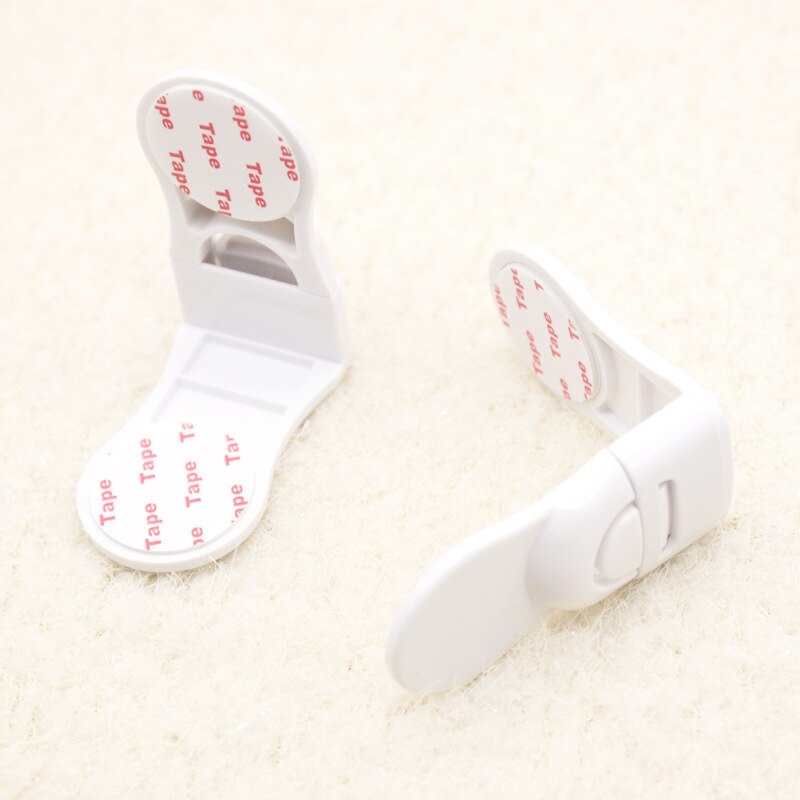 4 pz/lotto Del Cassetto Porta Dell&#39;armadio Armadio Wc Serrature di Sicurezza Del Bambino di Sicurezza Per Bambini di Plastica di Cura di Serrature Cinghie Infantile di Protezione Del Bambino