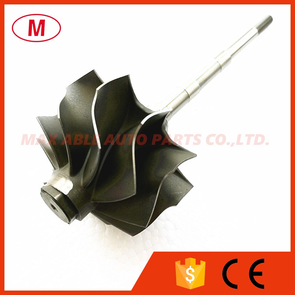 GT2835R Turbolader kugellager Turbine welle & Rad/Turbine Rad/Turbo Rad 51,80/56,55mm/trimmen 84 10 klingen