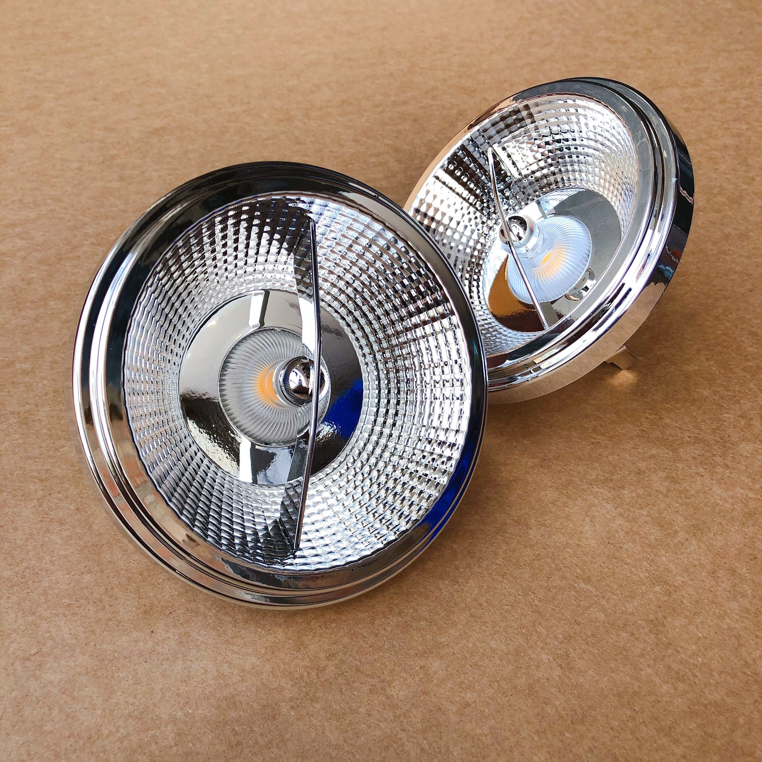 Dimmable10W 15W AR111 luz LED G53 GU10 QR111 COB foco incorporado bombilla blanca cálida lámparas hoteles iluminación interior